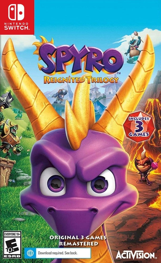 Spyro: Reignited Trilogy Switch - Video Game - Used - CaveGamers