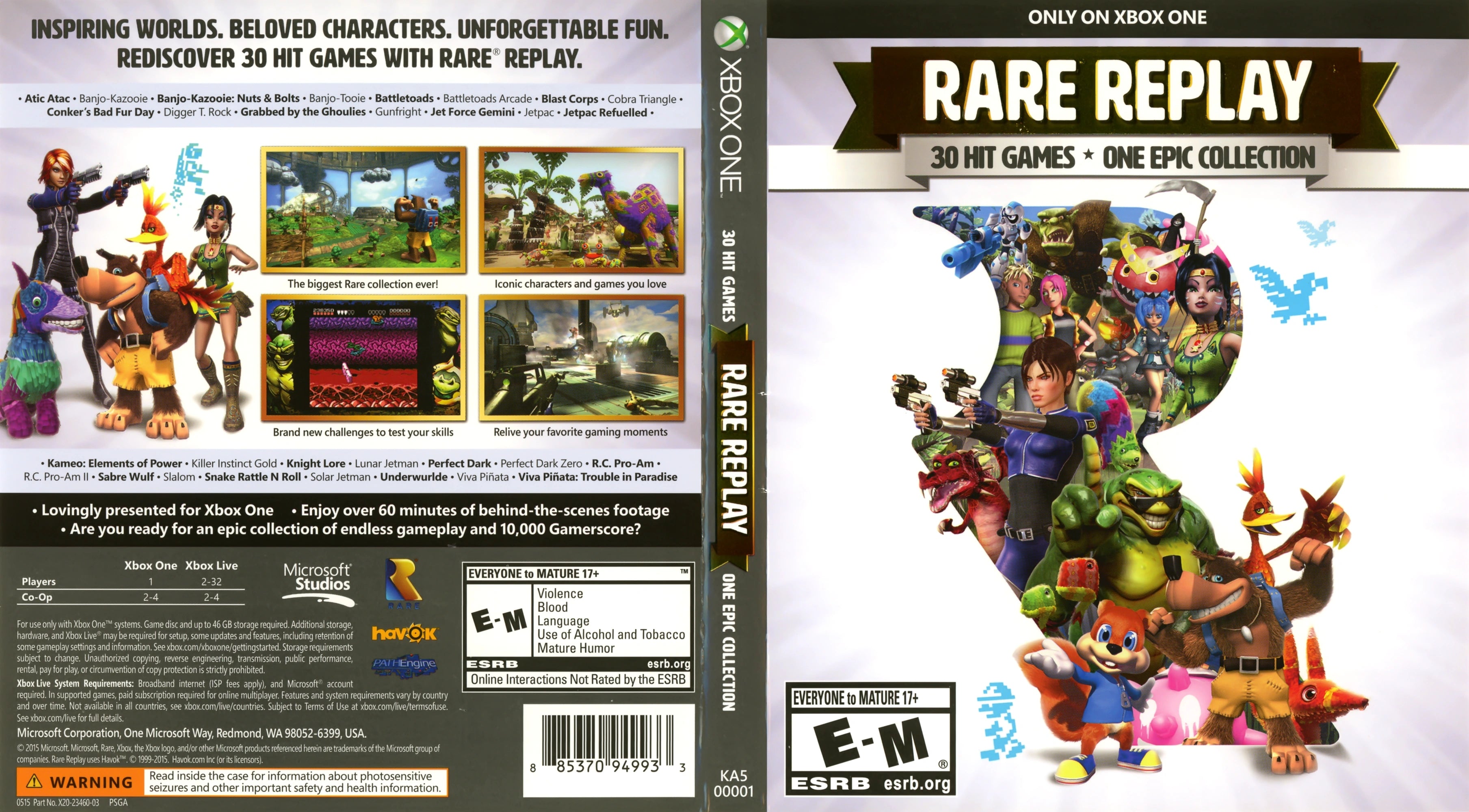 Rare Replay Xbox One - Video Game - Used - CaveGamers - Image 4