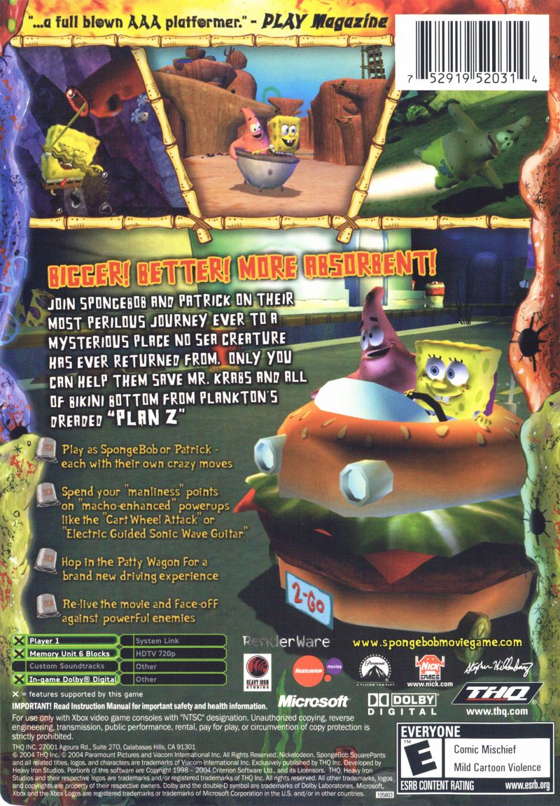 Spongebob Squarepants: The Movie