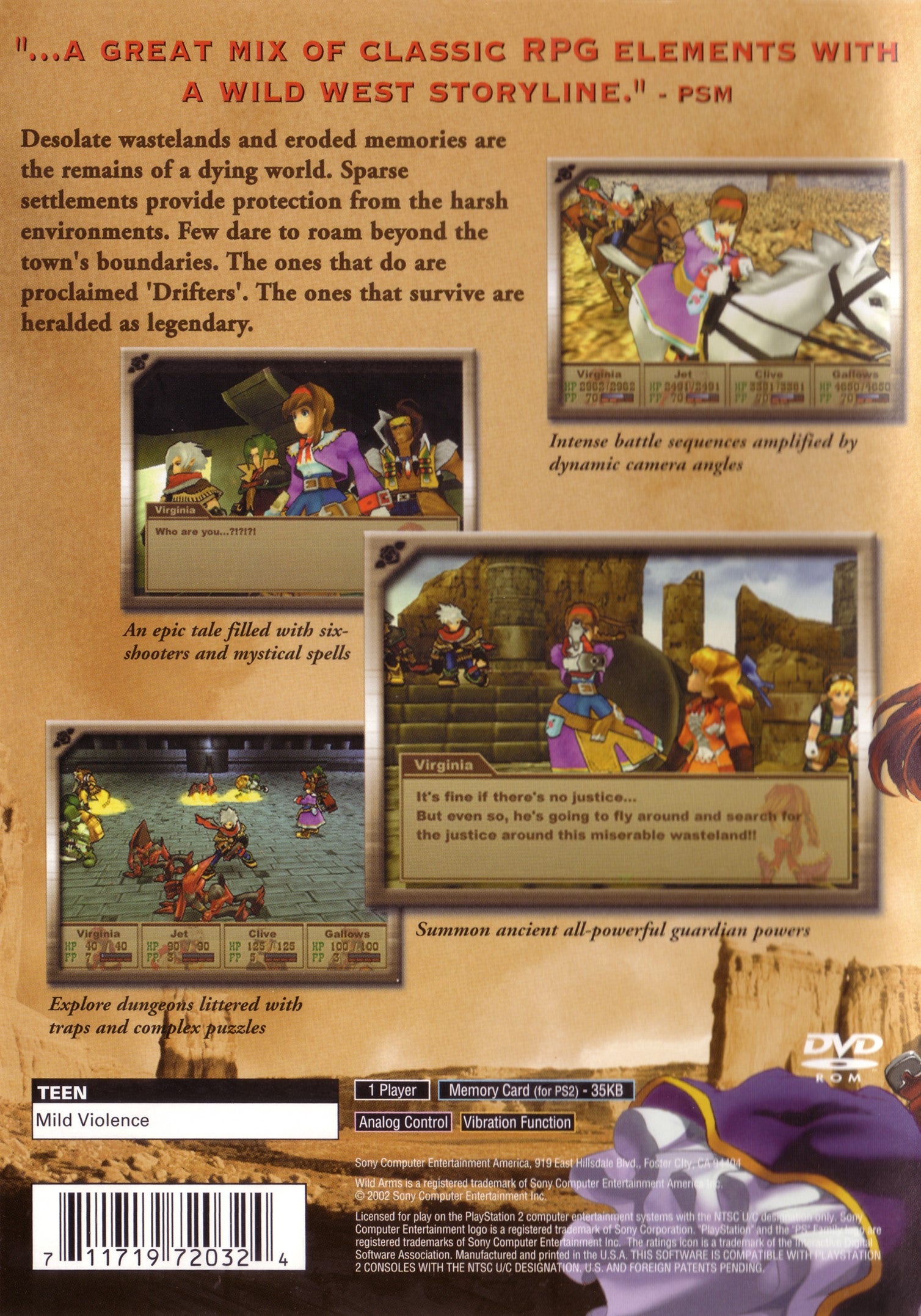 Wild Arms 3 PS2 - Video Game - Used - CaveGamers - Image 2