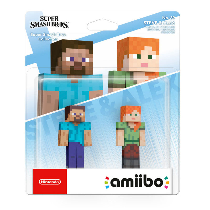 amiibo Minecraft Steve & Alex [Europe] Amiibos - Video Game Accessory - New - CaveGamers