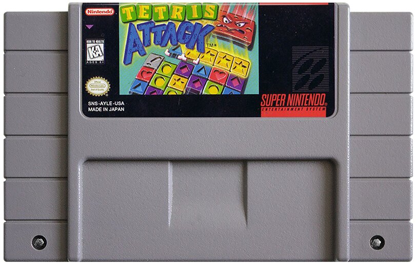 Tetris Attack SNES - Video Game - Used - CaveGamers - Image 3