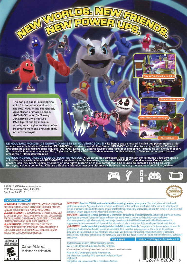 Pac-Man And The Ghostly Adventures 2 Wii U - Video Game - Used - CaveGamers - Image 2