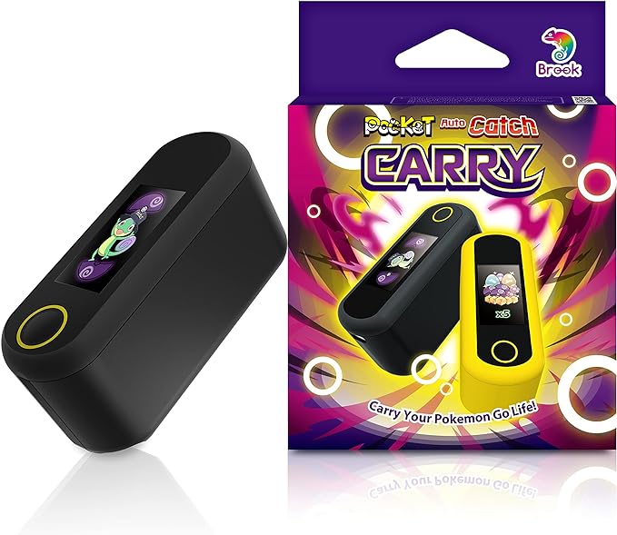 Pocket Auto Catch Carry Pokemon Go - Black - Video Game Accessory - New - CaveGamers