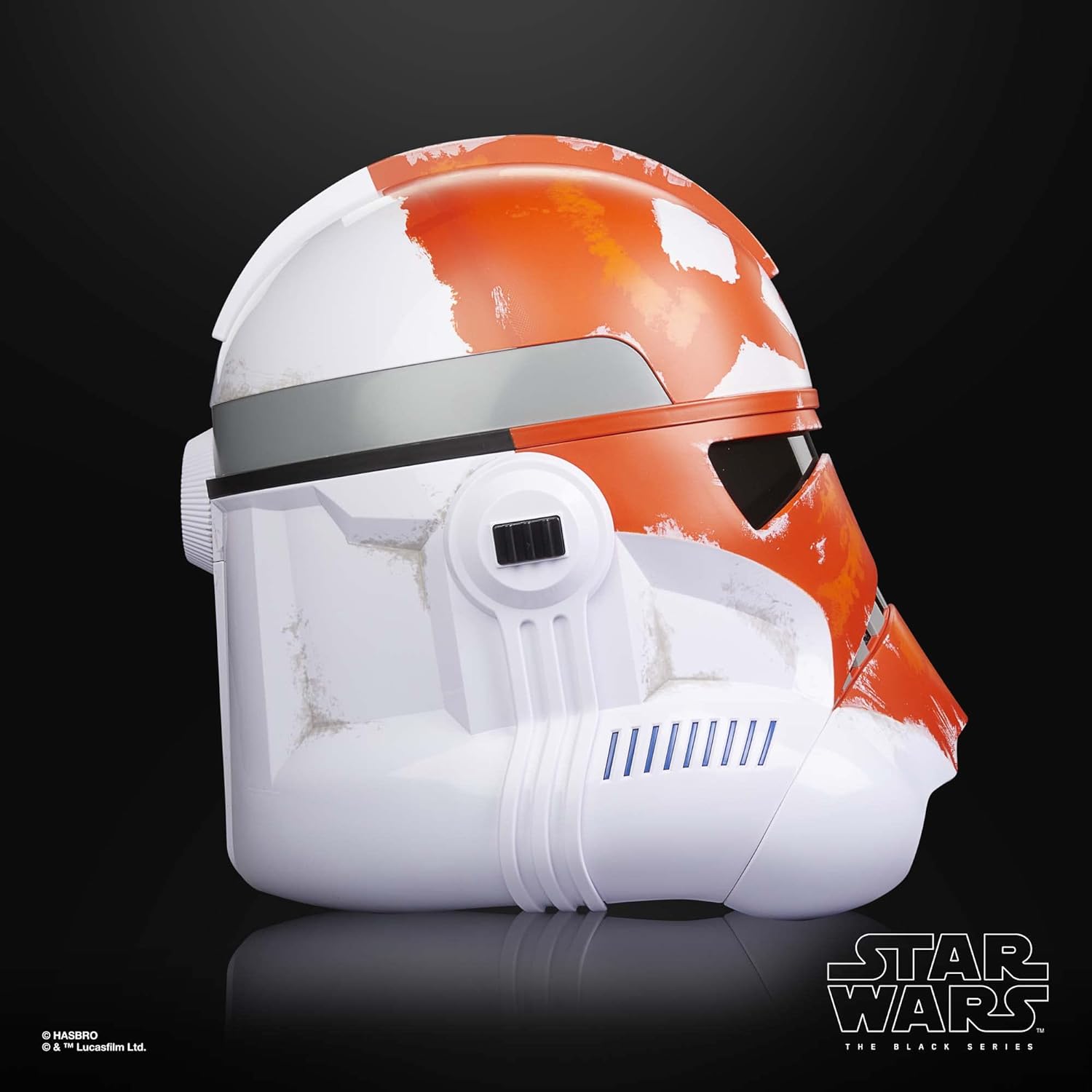 Star Wars: The Black Series - 332nd Ahsoka's Clone Trooper Premium Electronic Helmet Prop Replicas - Toys - New - CaveGamers - Image 5