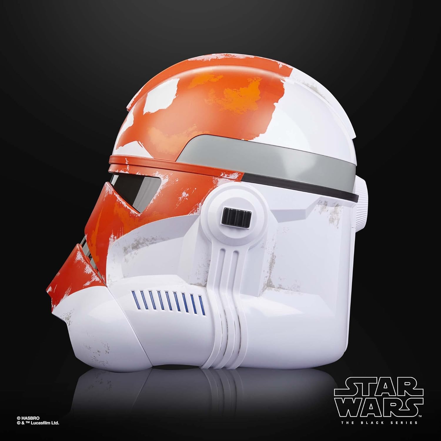 Star Wars: The Black Series - 332nd Ahsoka's Clone Trooper Premium Electronic Helmet Prop Replicas - Toys - New - CaveGamers - Image 9