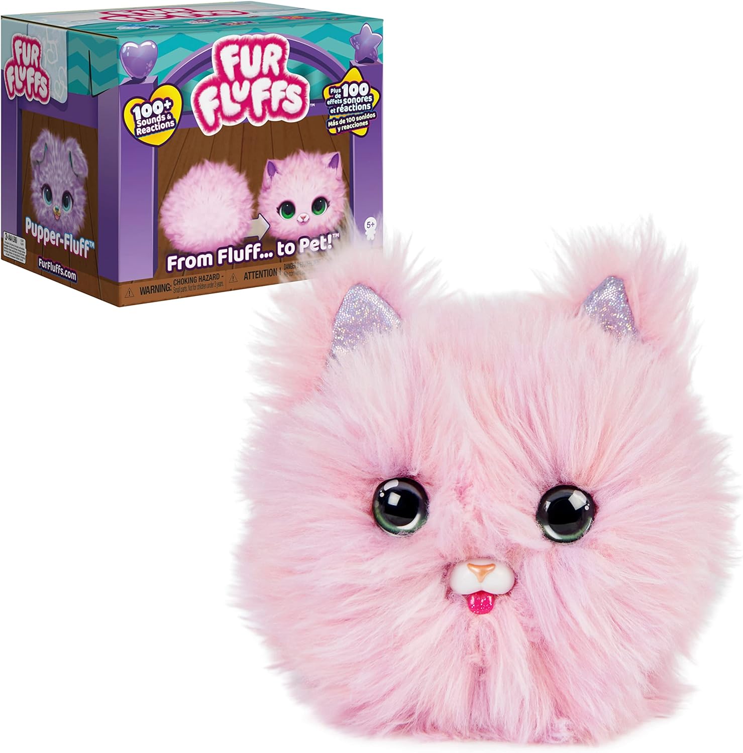 What the Fluff! Pur 'n Fluff - Pink Cat Fur Fluff [Europe]