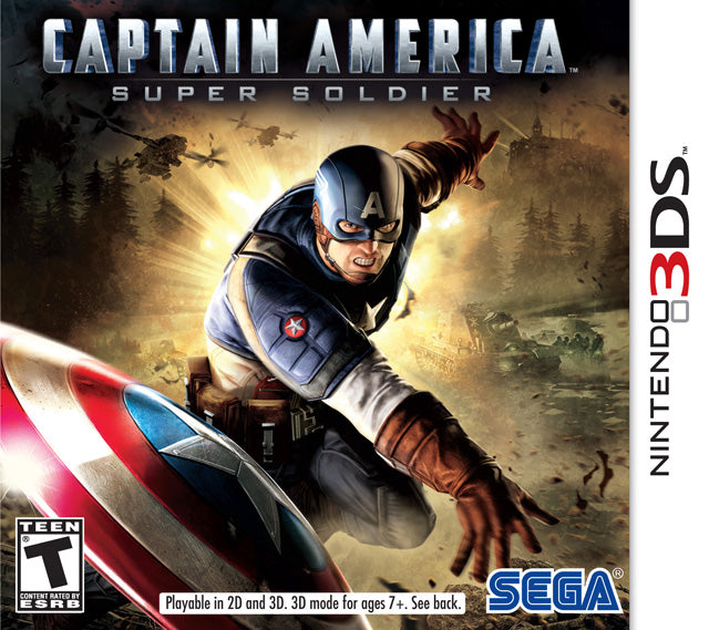 Captain America: Super Soldier 3DS - Video Game - Used - CaveGamers