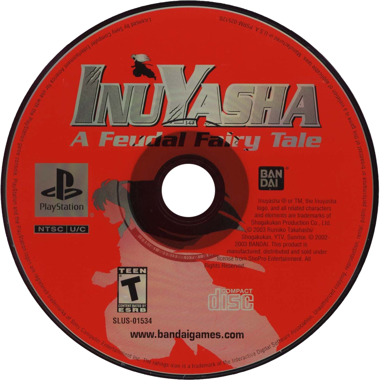 InuYasha: A Feudal Fairy Tale Playstation - Video Game - Used - CaveGamers - Image 3