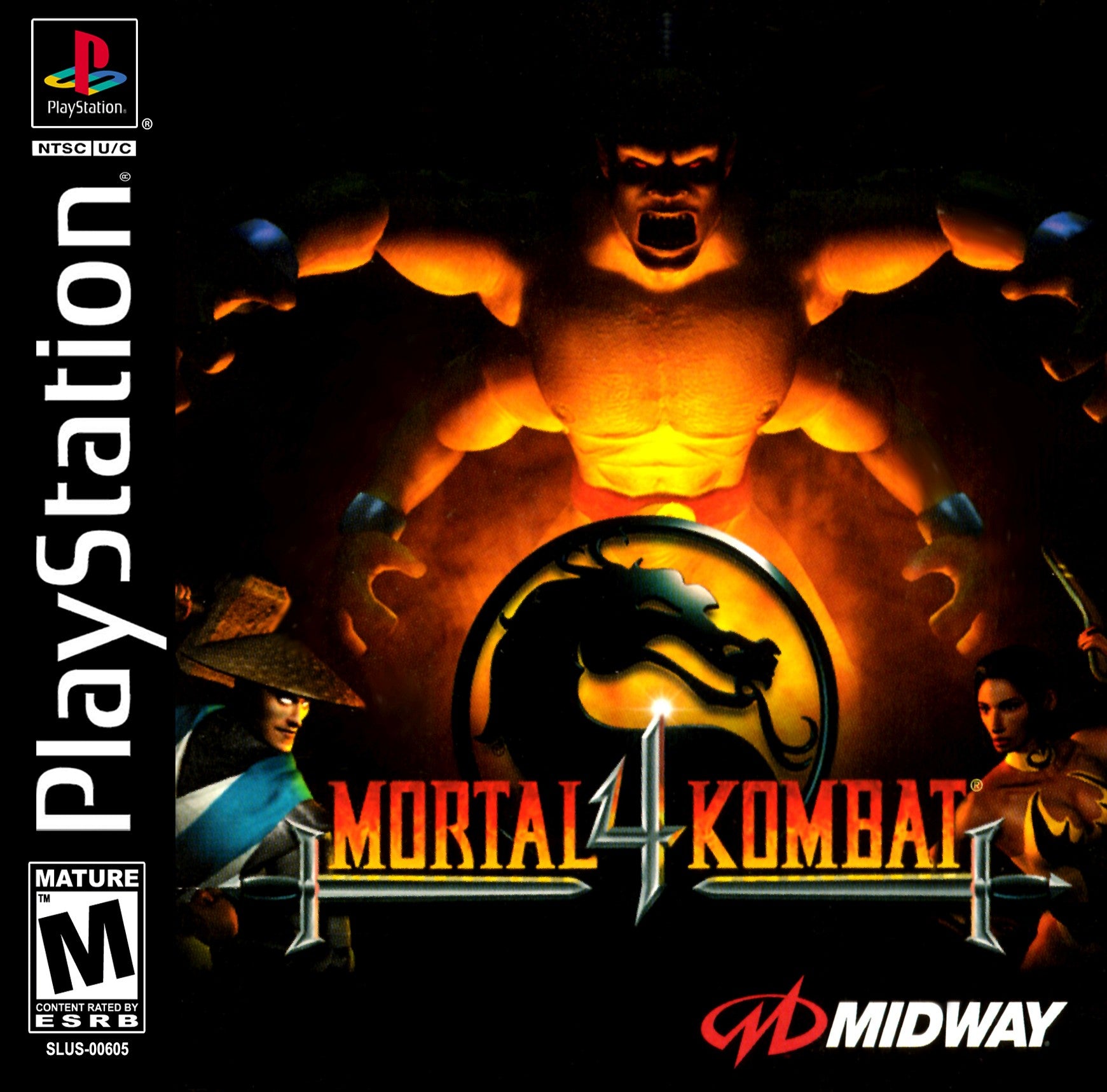Mortal Kombat 4 Playstation - Video Game - Used - CaveGamers