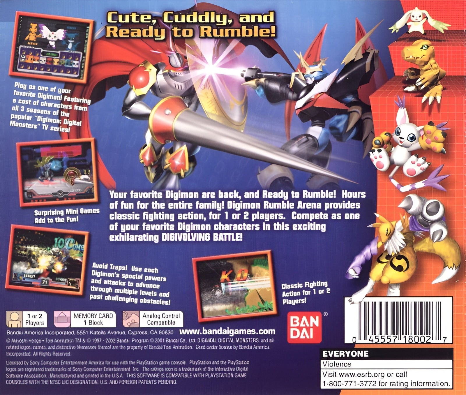 Digimon Rumble Arena Playstation - Video Game - Used - CaveGamers - Image 2