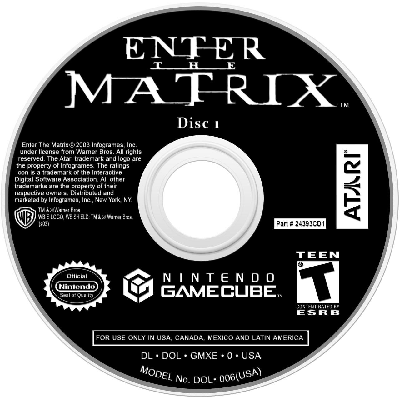 Enter the Matrix [2 Discs] GameCube - Video Game - Used - CaveGamers - Image 3