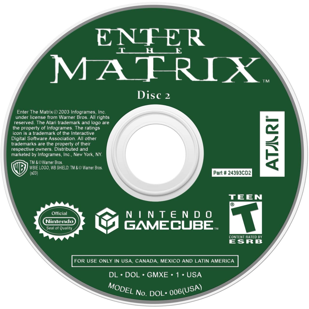 Enter the Matrix [2 Discs] GameCube - Video Game - Used - CaveGamers - Image 4