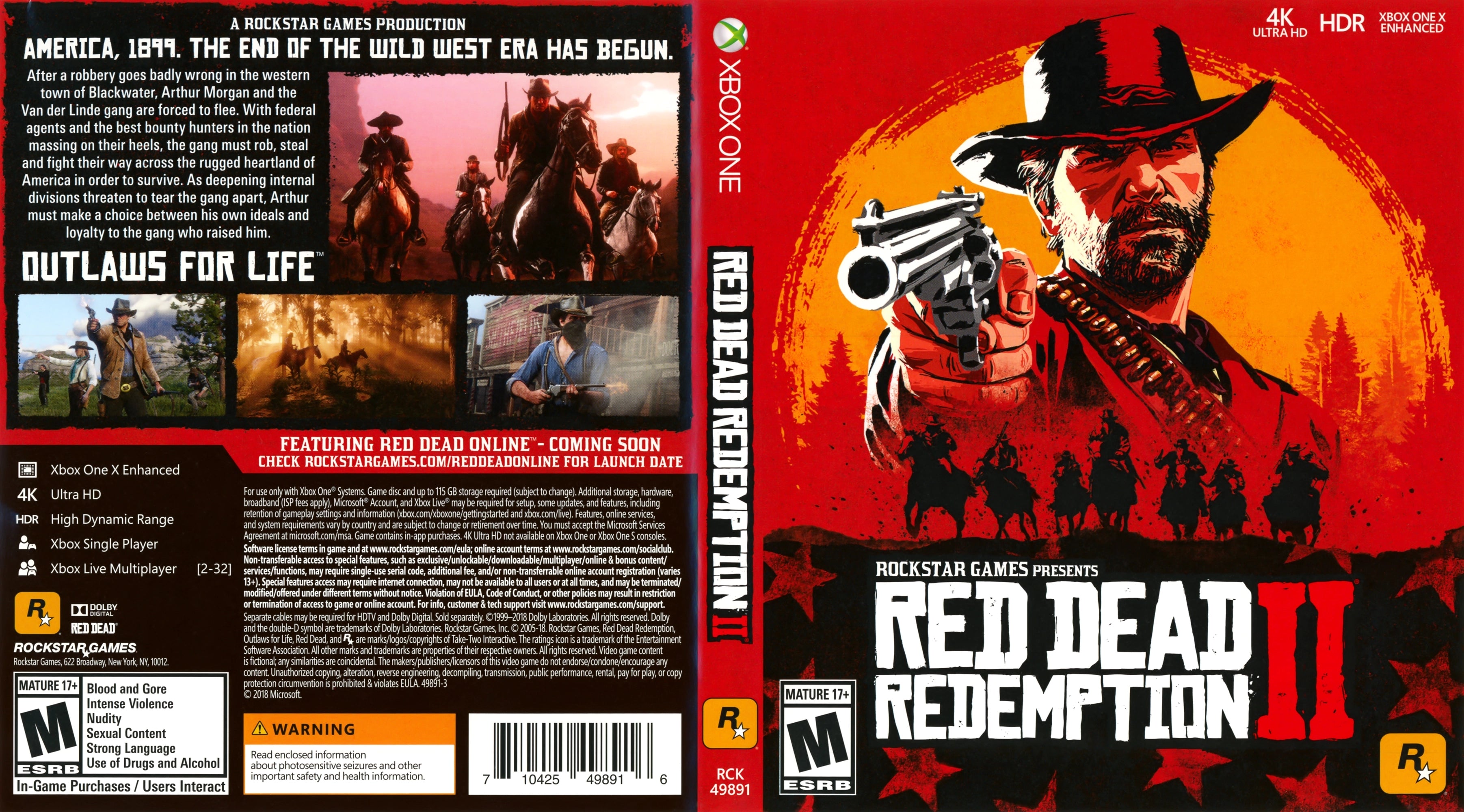 Red Dead Redemption II [2 Discs] Xbox One - Video Game - Used - CaveGamers - Image 5