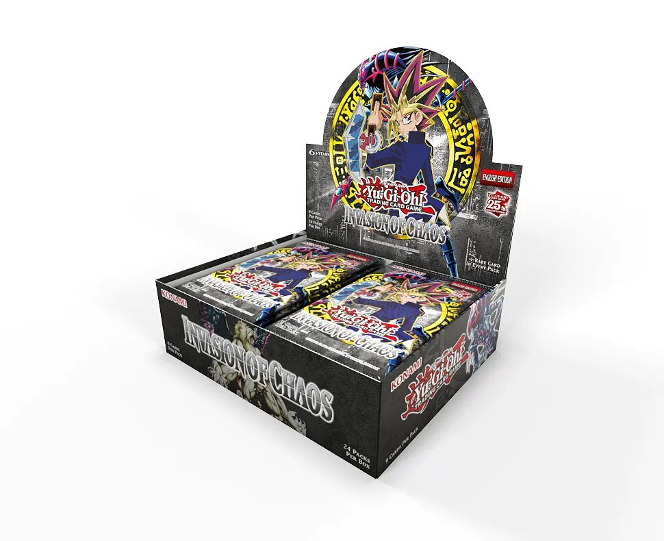 Yu-Gi-Oh! TCG: 25th Anniversary Invasion of Chaos Booster Box [Europe] - Trading Card - New - CaveGamers - Image 2