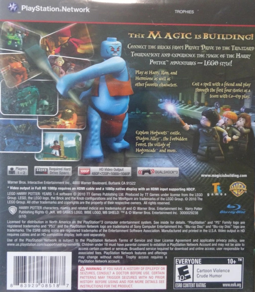 LEGO Harry Potter: Years 1-4 PS3 - Video Game - Used - CaveGamers - Image 2
