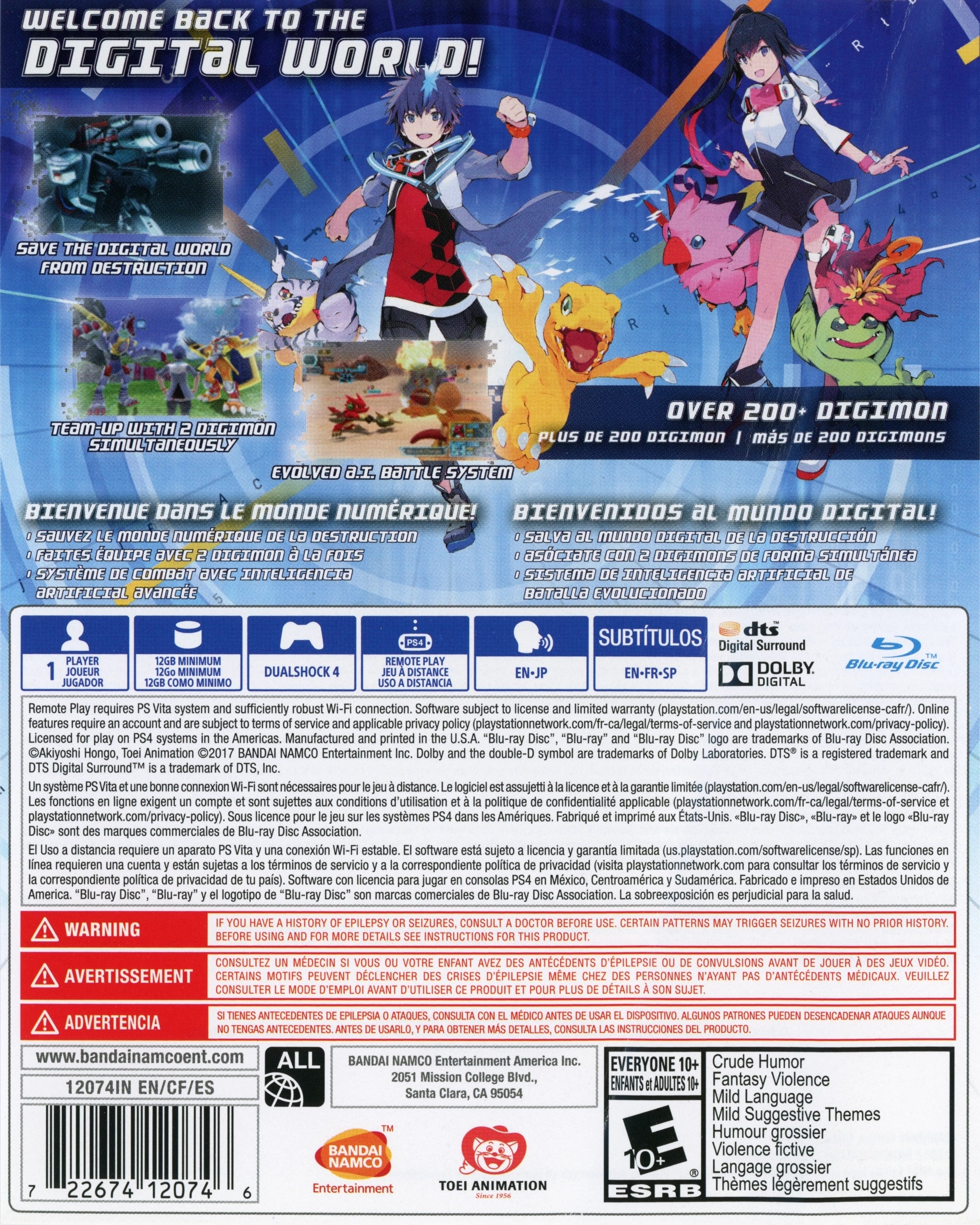 Digimon World: Next Order PS4 - Video Game - Used - CaveGamers - Image 2