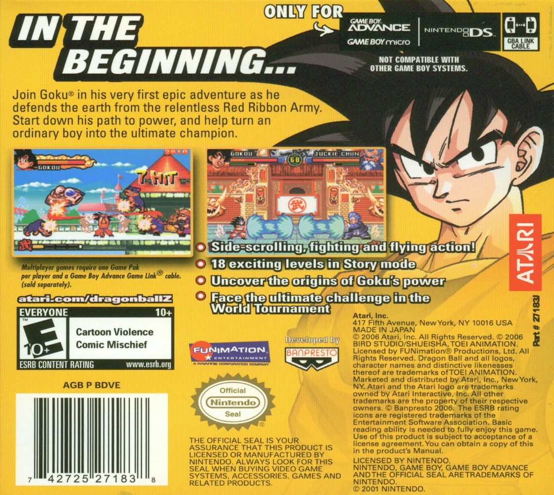 Dragonball Advanced Adventure Game Boy Advance - Video Game - Used - CaveGamers - Image 2