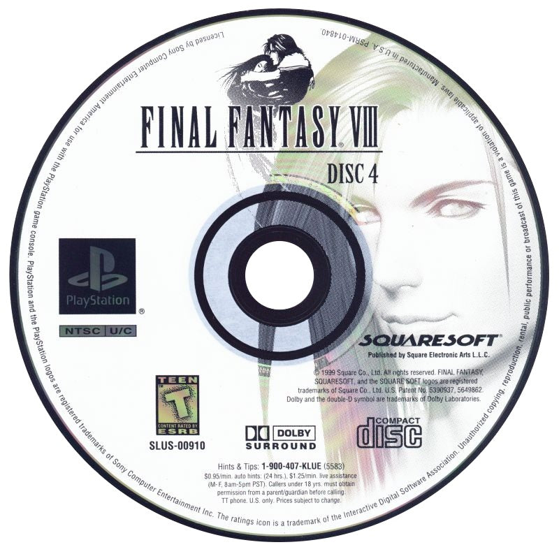 Final Fantasy VIII [4 Discs]