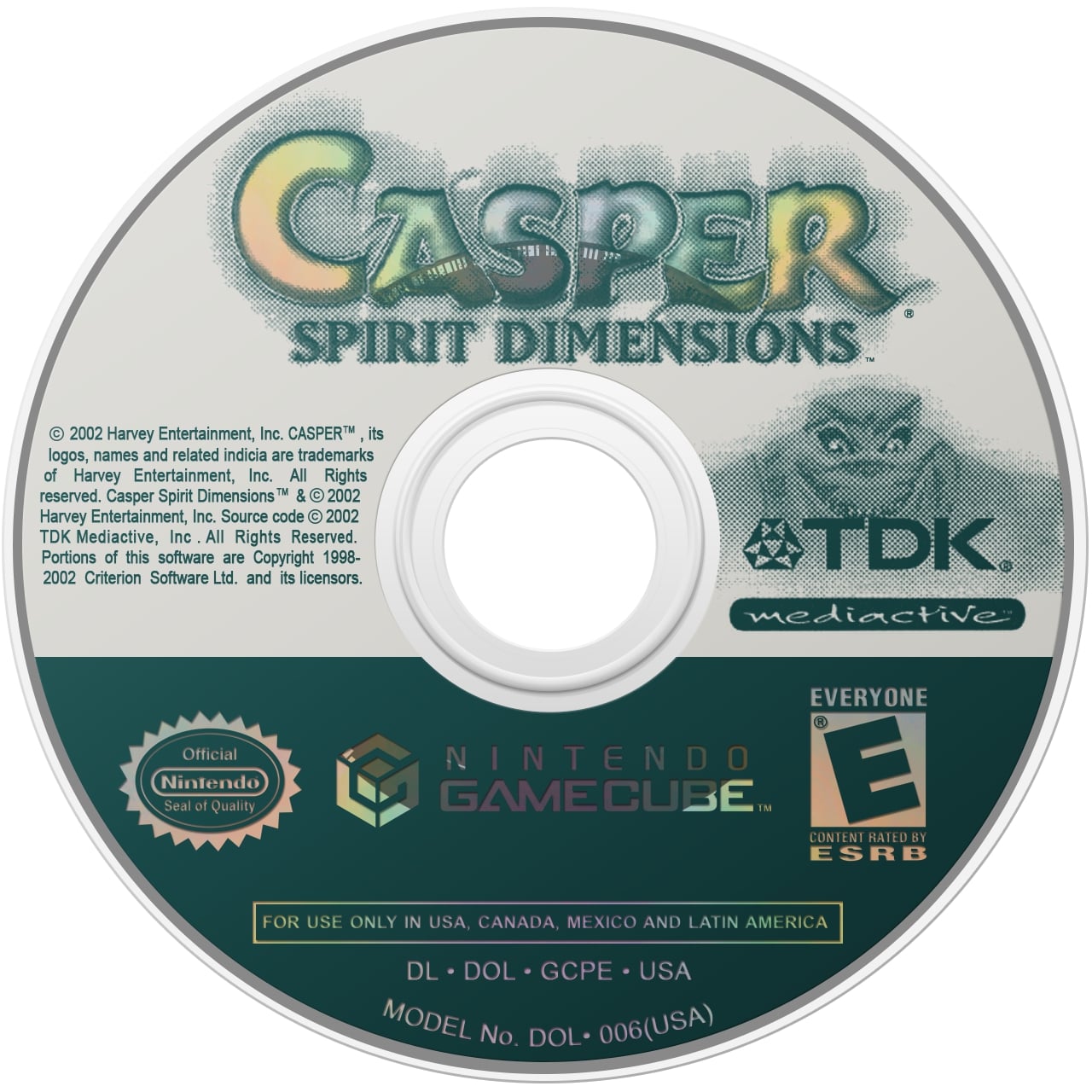Casper Spirit Dimensions GameCube - Video Game - Used - CaveGamers - Image 3