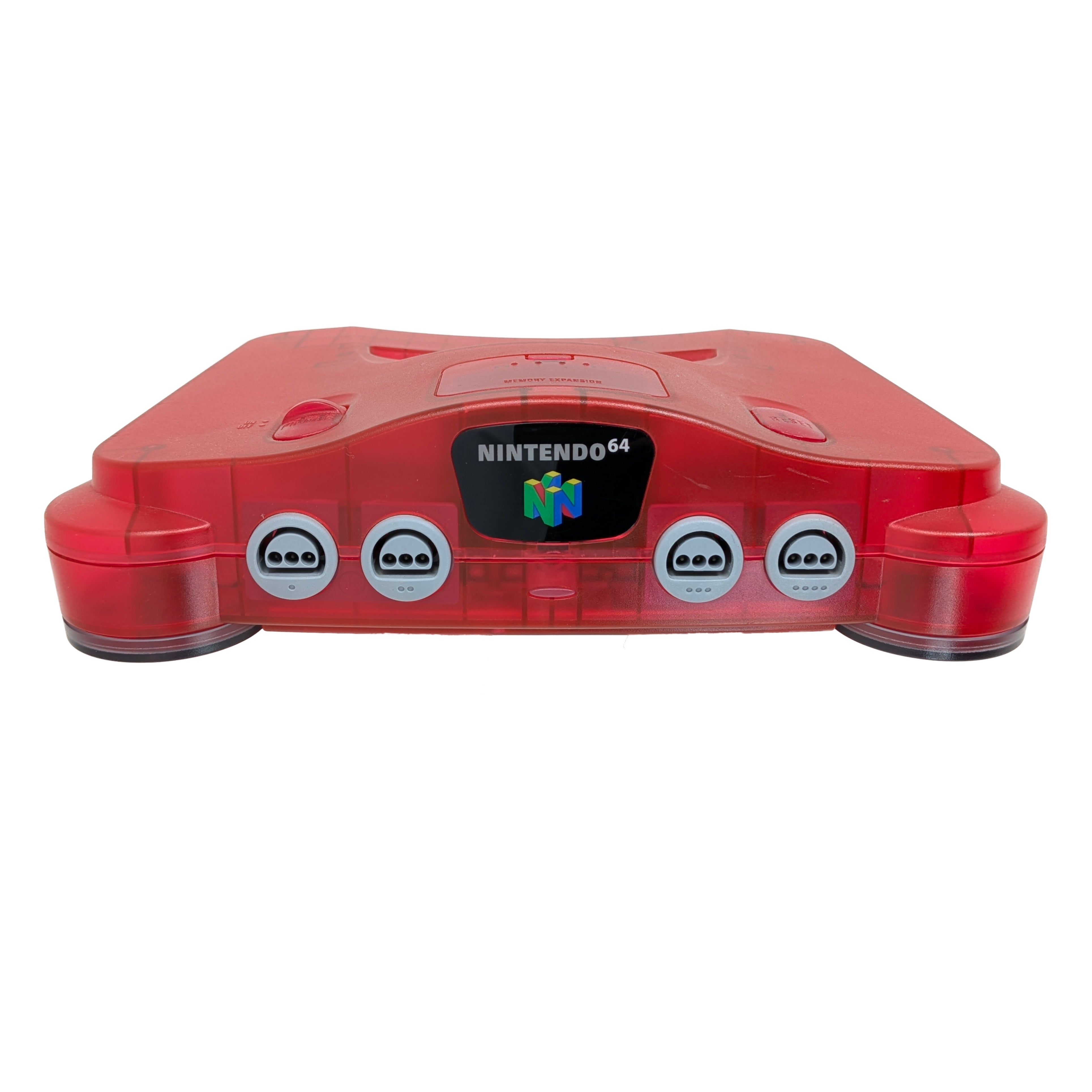 Nintendo 64 Console - Watermelon Red N64 - Video Game System - Used - CaveGamers - Image 4