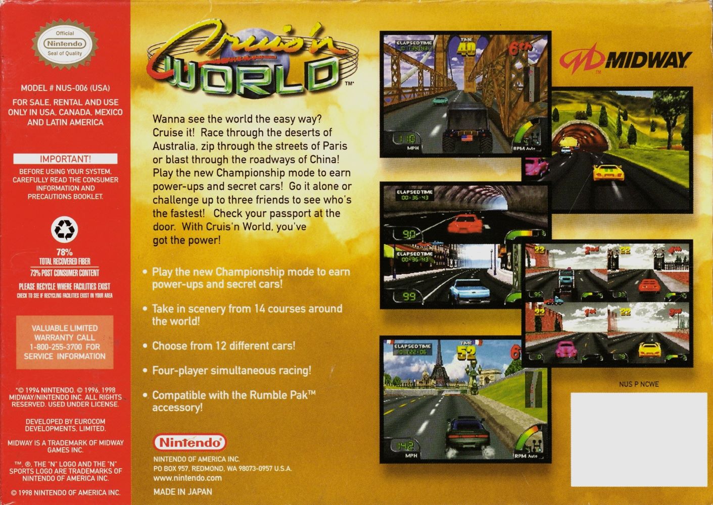 Cruis'n World