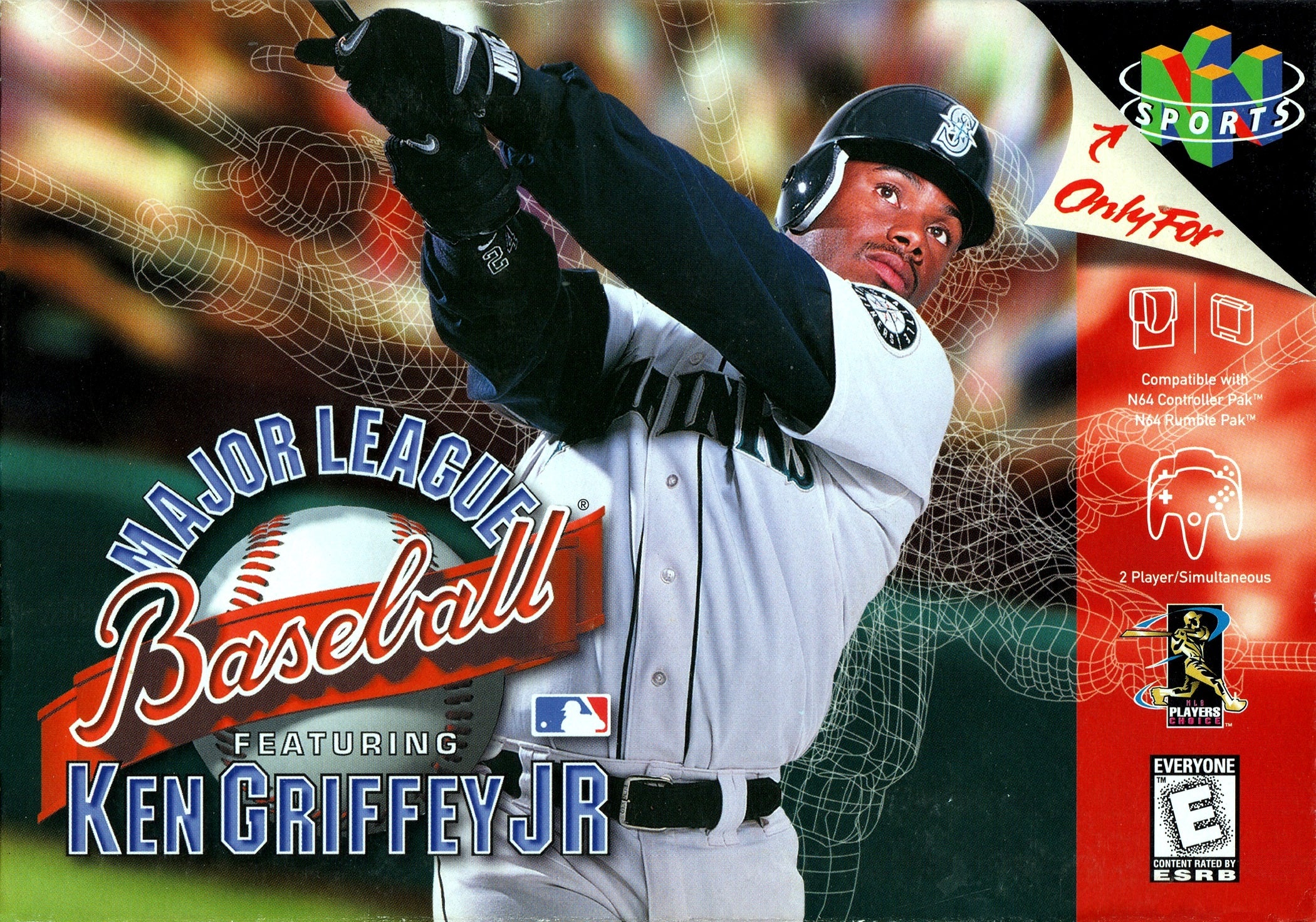 Major League Baseball Featuring Ken Griffey Jr N64 - Video Game - Used - CaveGamers