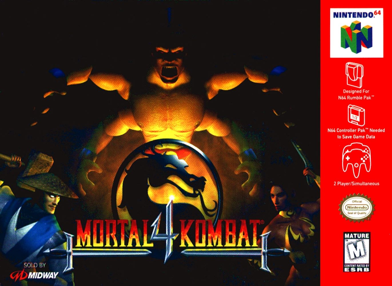 Mortal Kombat 4 N64 - Video Game - Used - CaveGamers