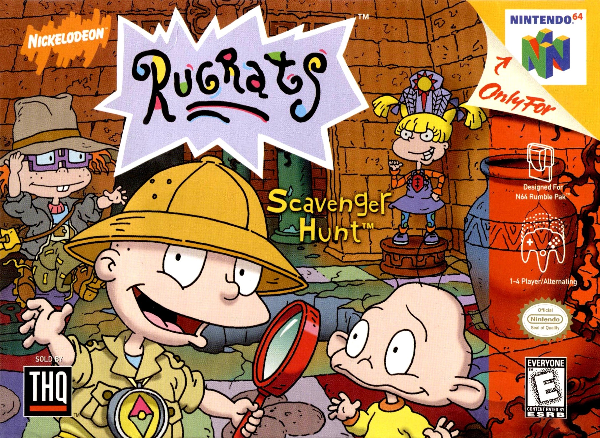 Rugrats Scavenger Hunt N64 - Video Game - Used - CaveGamers