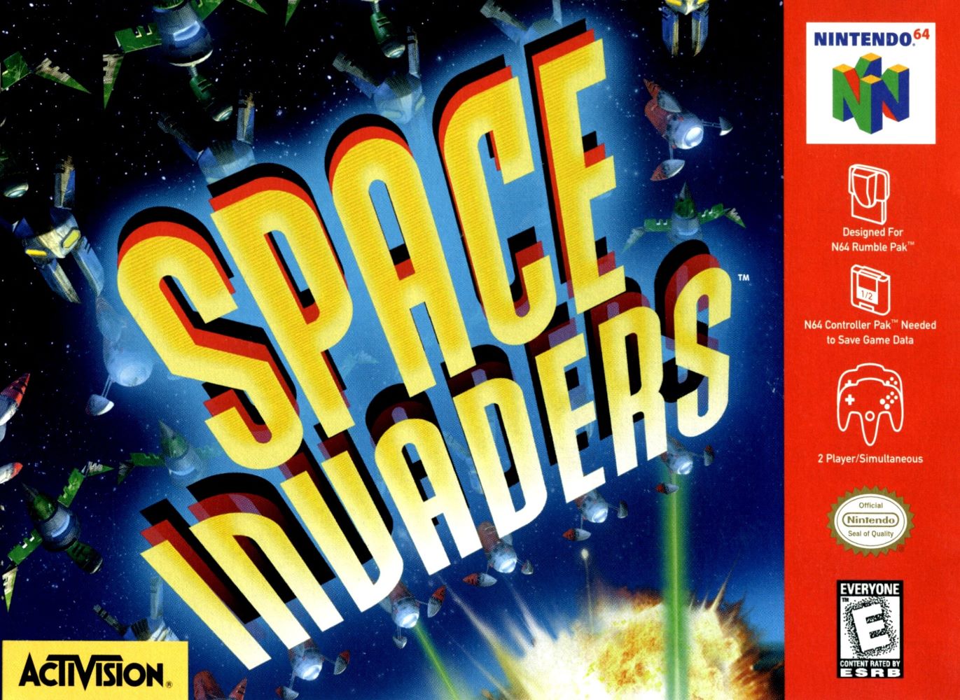 Space Invaders N64 - Video Game - Used - CaveGamers