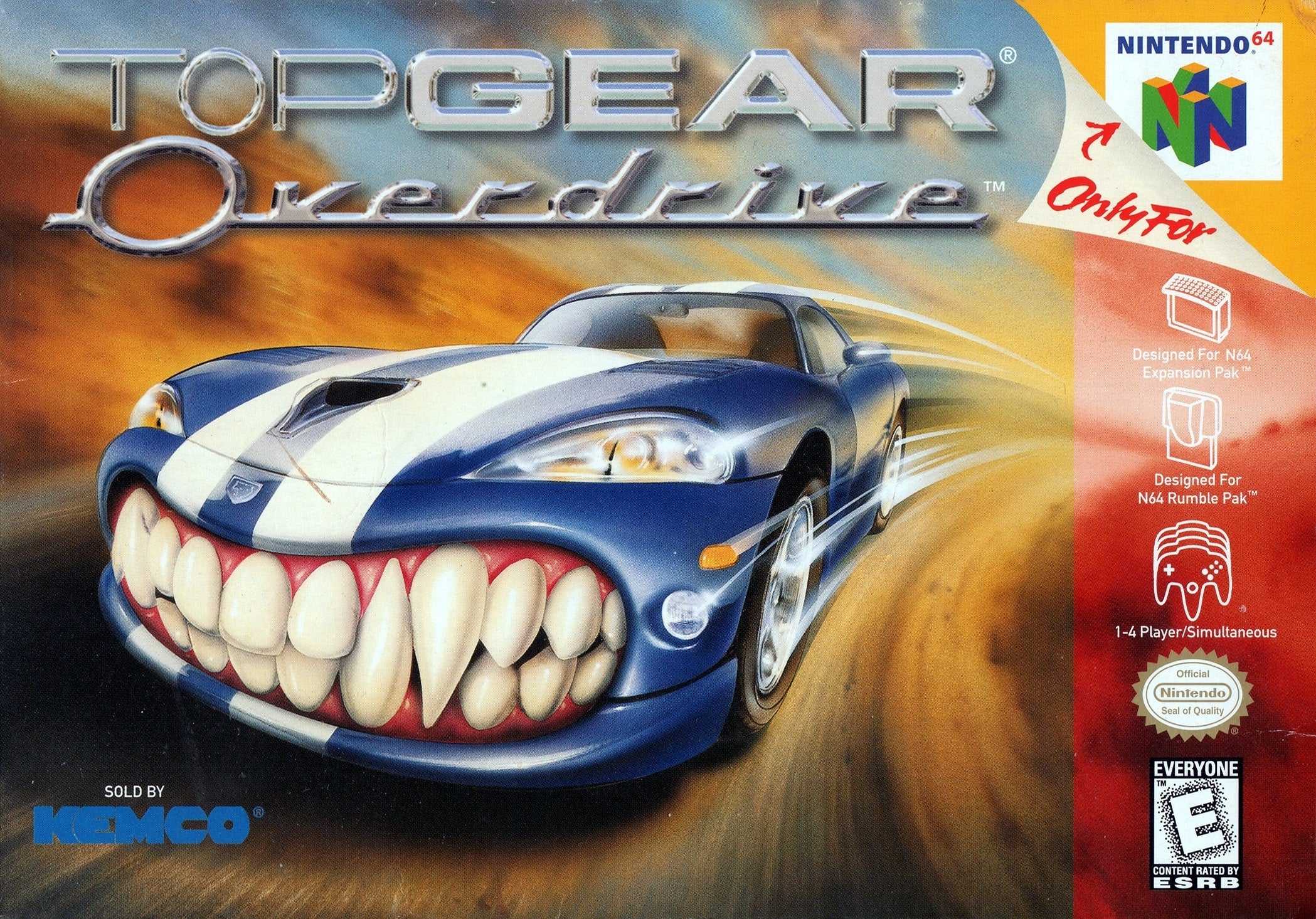 Top Gear Overdrive N64 - Video Game - Used - CaveGamers
