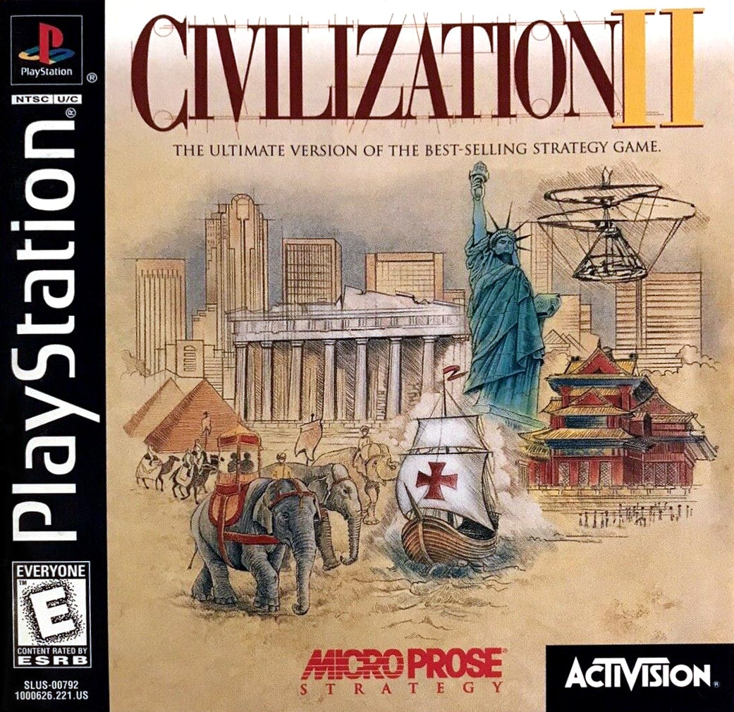 Civilization II Playstation - Video Game - Used - CaveGamers