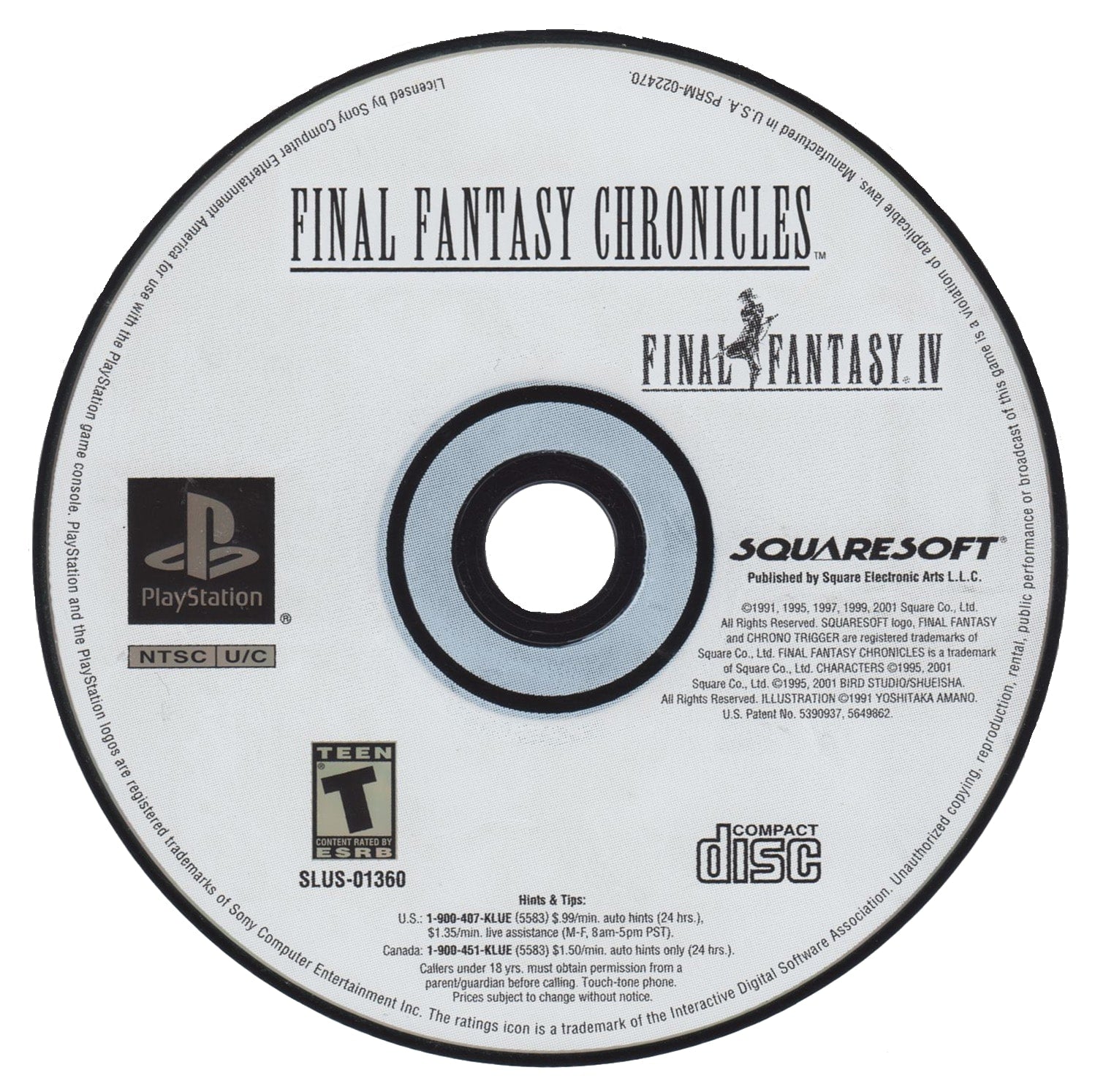 Final Fantasy Chronicles Playstation - Video Game - Used - CaveGamers - Image 3