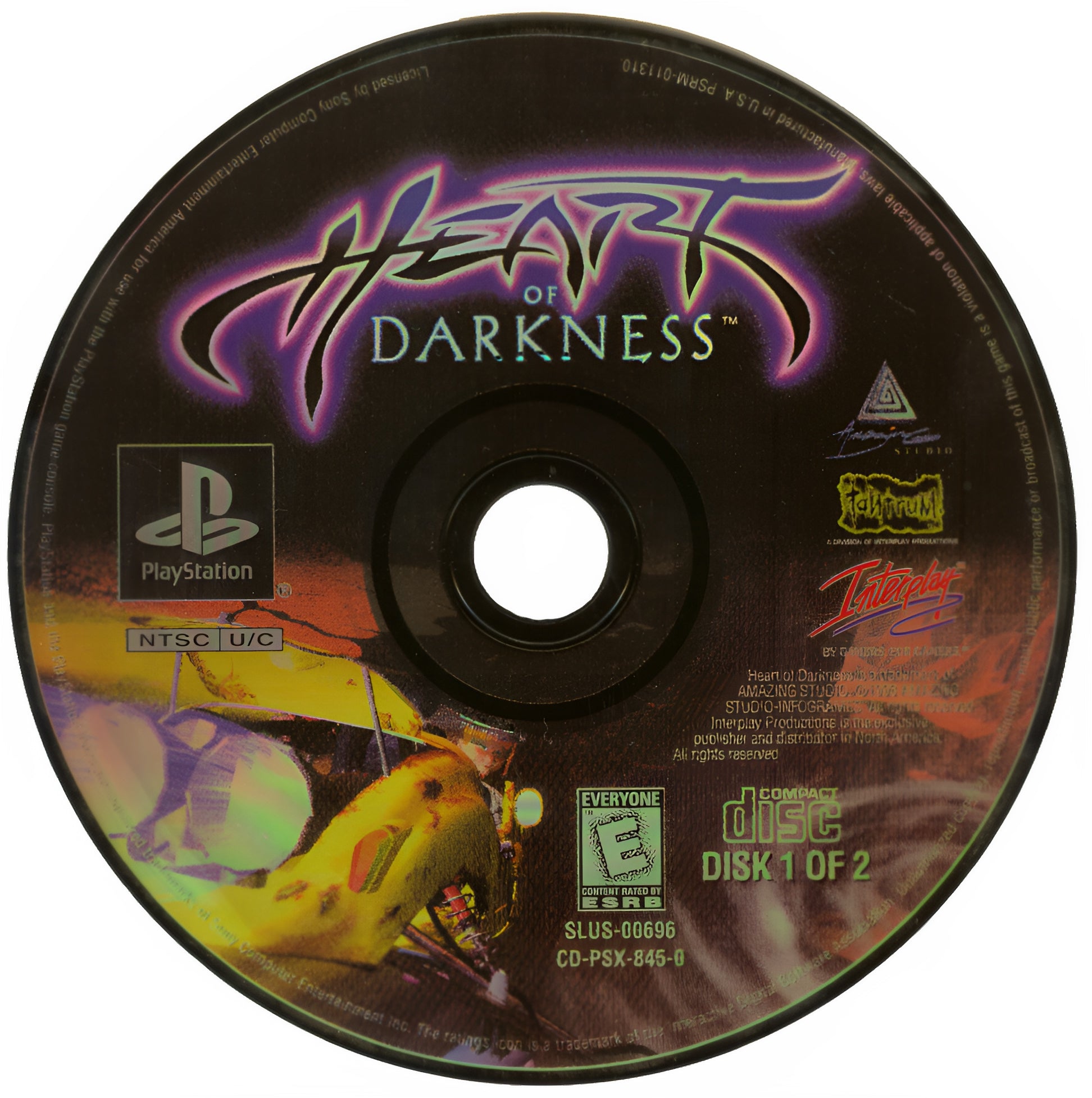 Heart of Darkness [2 Discs] Playstation - Video Game - Used - CaveGamers - Image 3