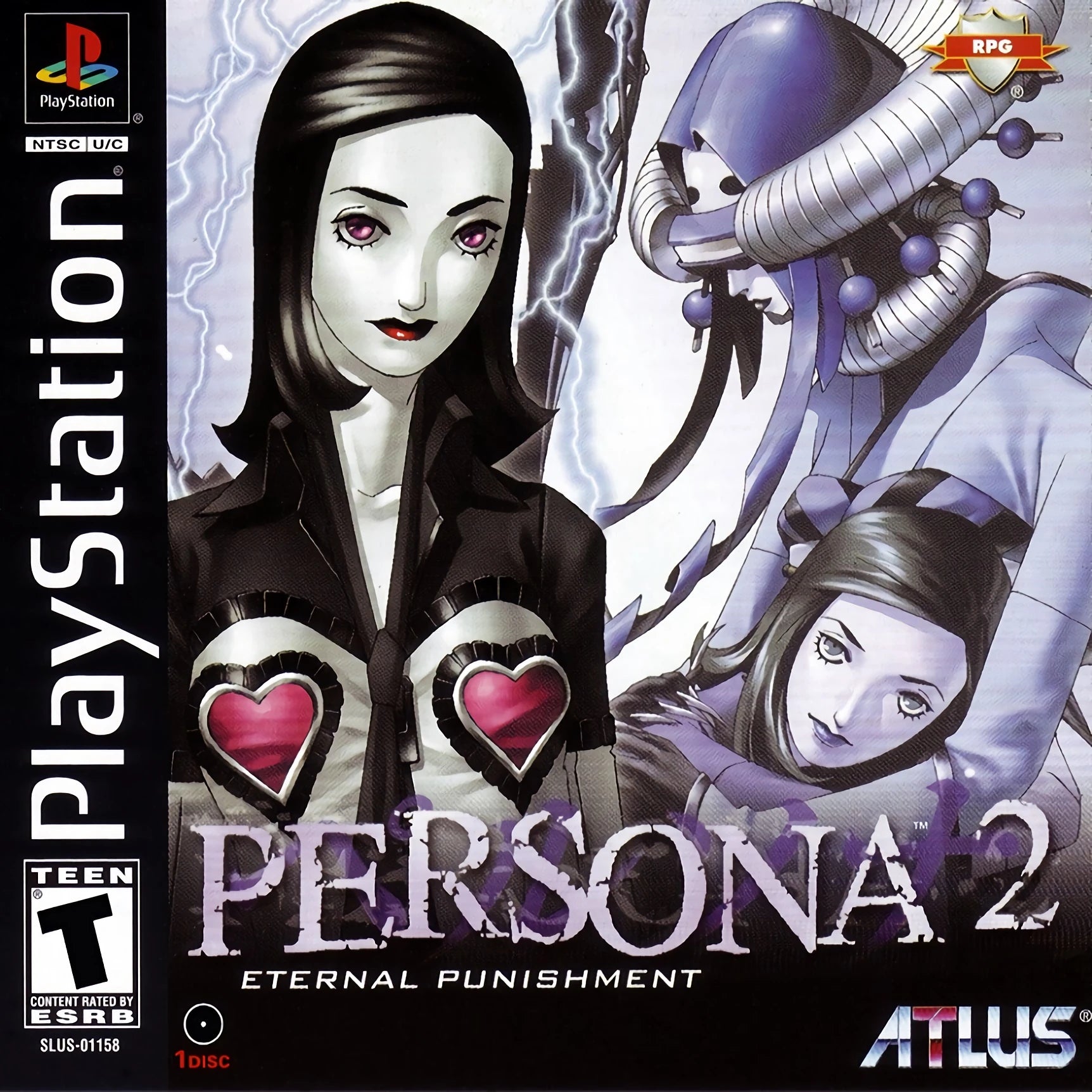 Persona 2 Eternal Punishment Playstation - Video Game - Used - CaveGamers
