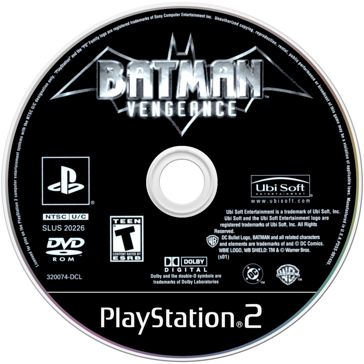 Batman Vengeance PS2 - Video Game - Used - CaveGamers - Image 3