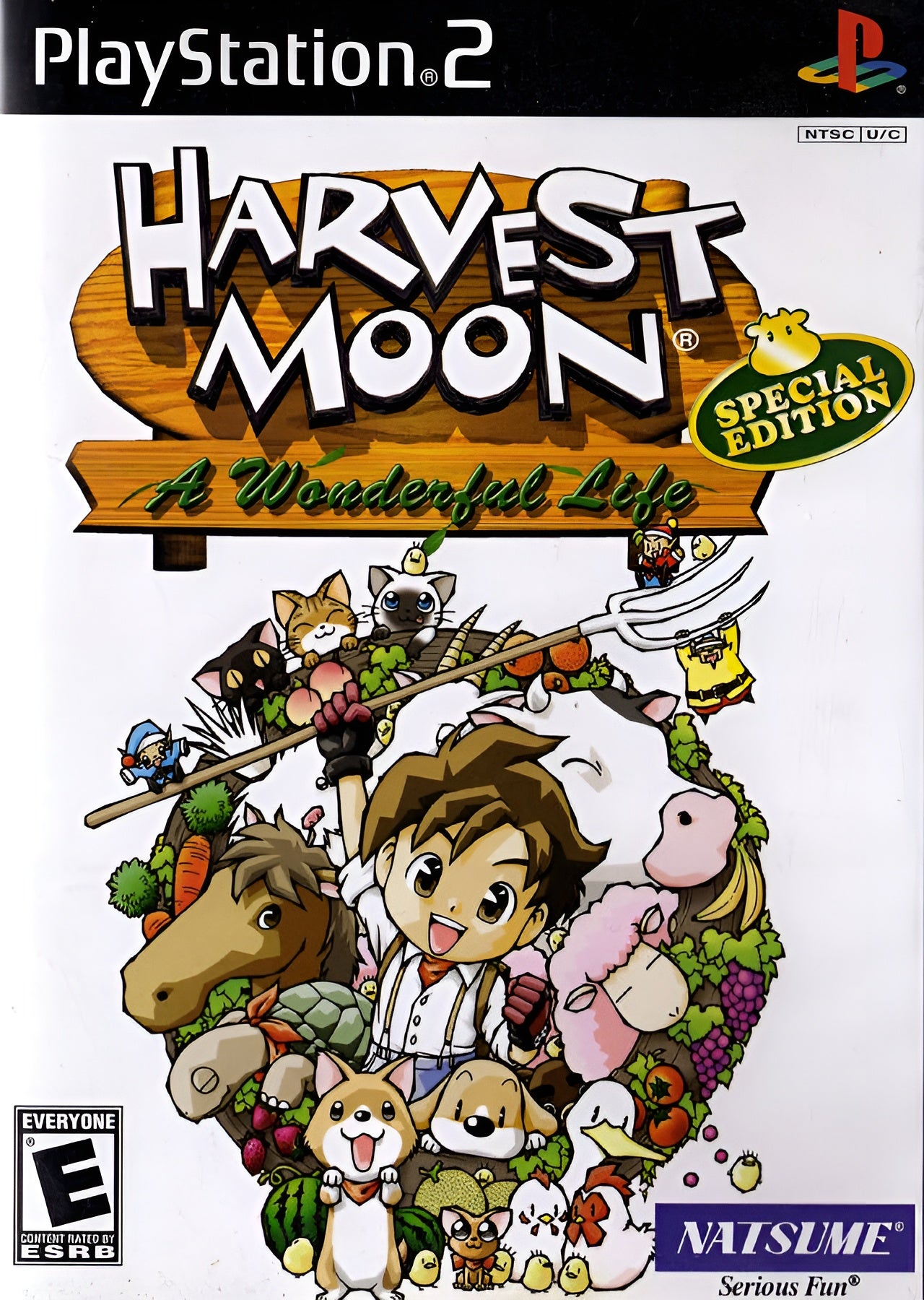 Harvest Moon A Wonderful Life Special Edition PS2 - Video Game - Used - CaveGamers