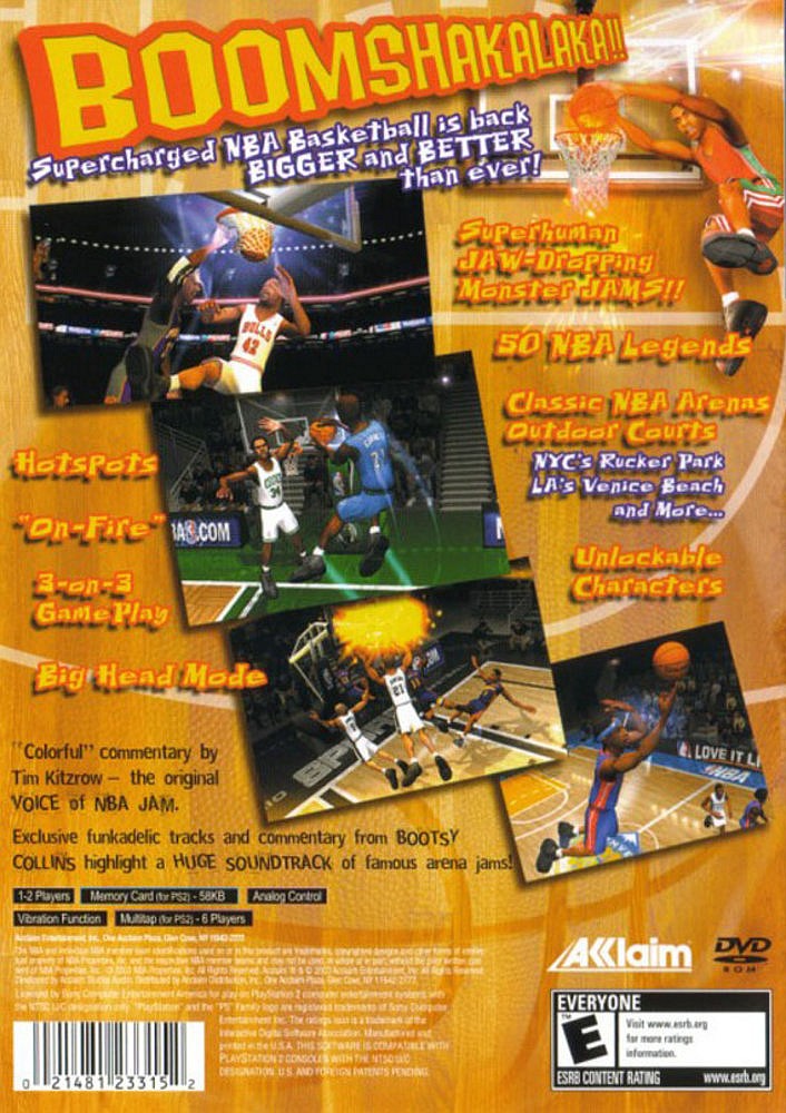 NBA Jam PS2 - Video Game - Used - CaveGamers - Image 2