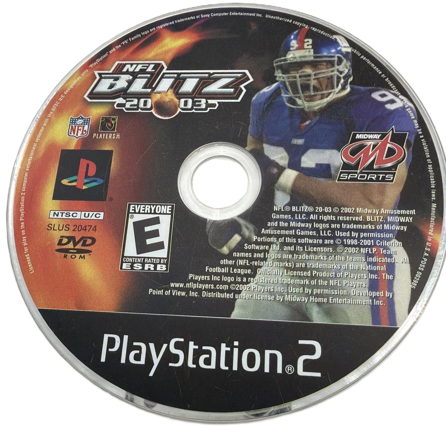 NFL Blitz 2003 PS2 - Video Game - Used - CaveGamers - Image 3
