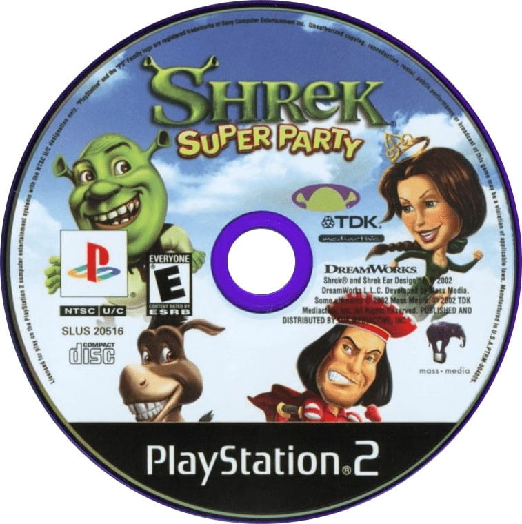 Shrek Super Party PS2 - Video Game - Used - CaveGamers - Image 3