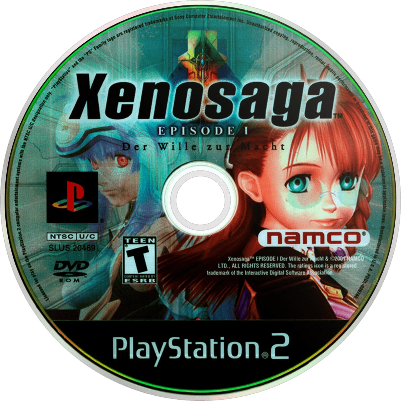 Xenosaga Episode I: Der Wille zur Macht PS2 - Video Game - Used - CaveGamers - Image 3