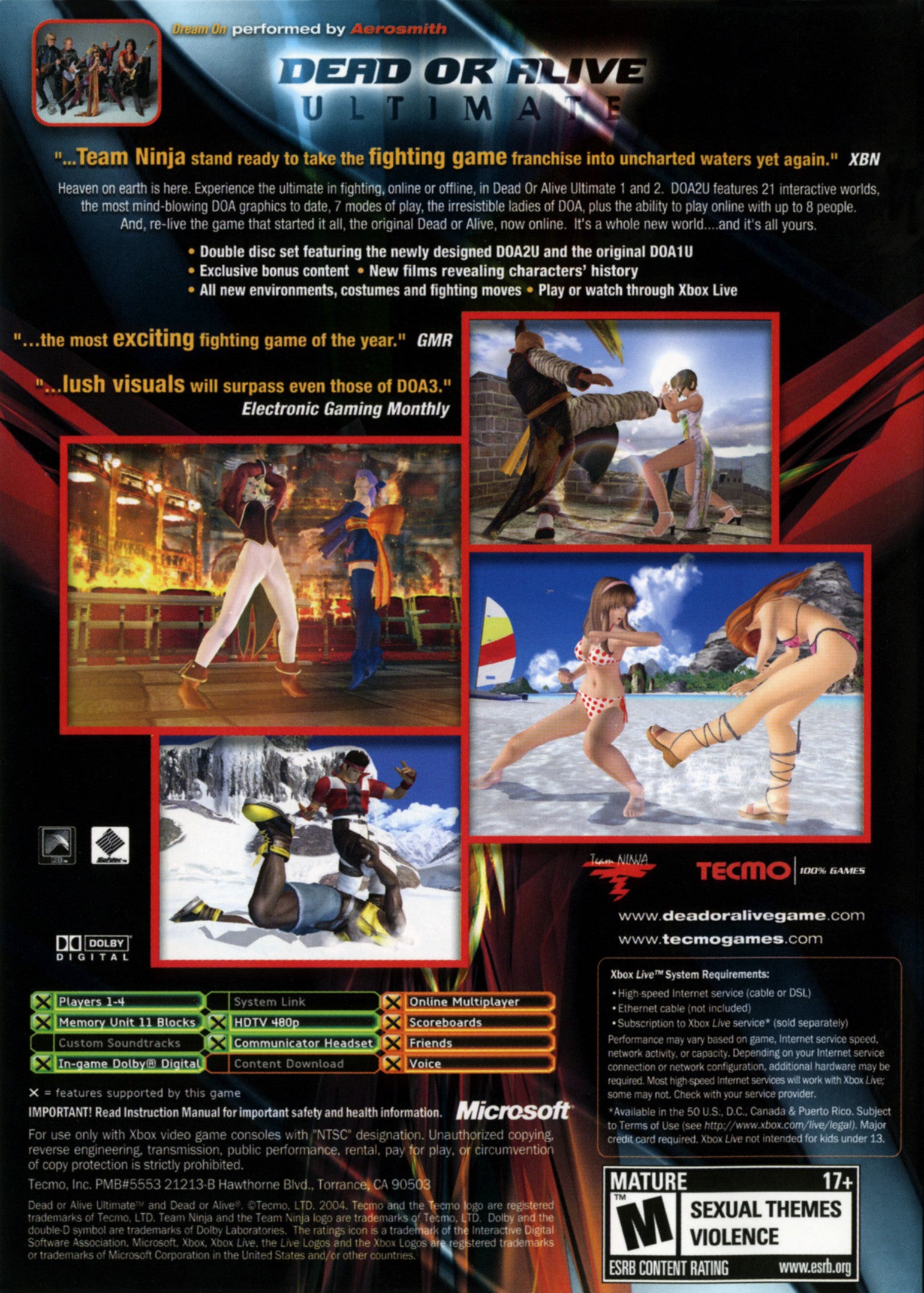 Dead or Alive Ultimate [2 Discs] Xbox - Video Game - Used - CaveGamers - Image 2