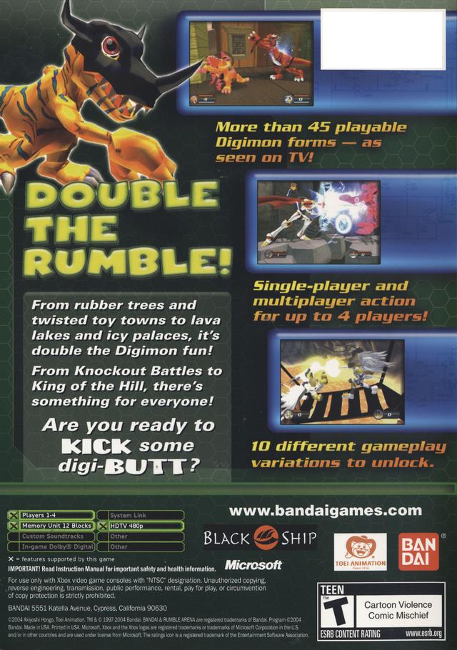 Digimon Rumble Arena 2 Xbox - Video Game - Used - CaveGamers - Image 2
