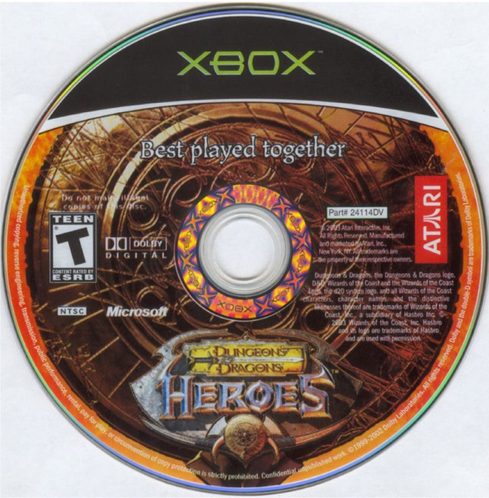Dungeons & Dragons Heroes Xbox - Video Game - Used - CaveGamers - Image 3