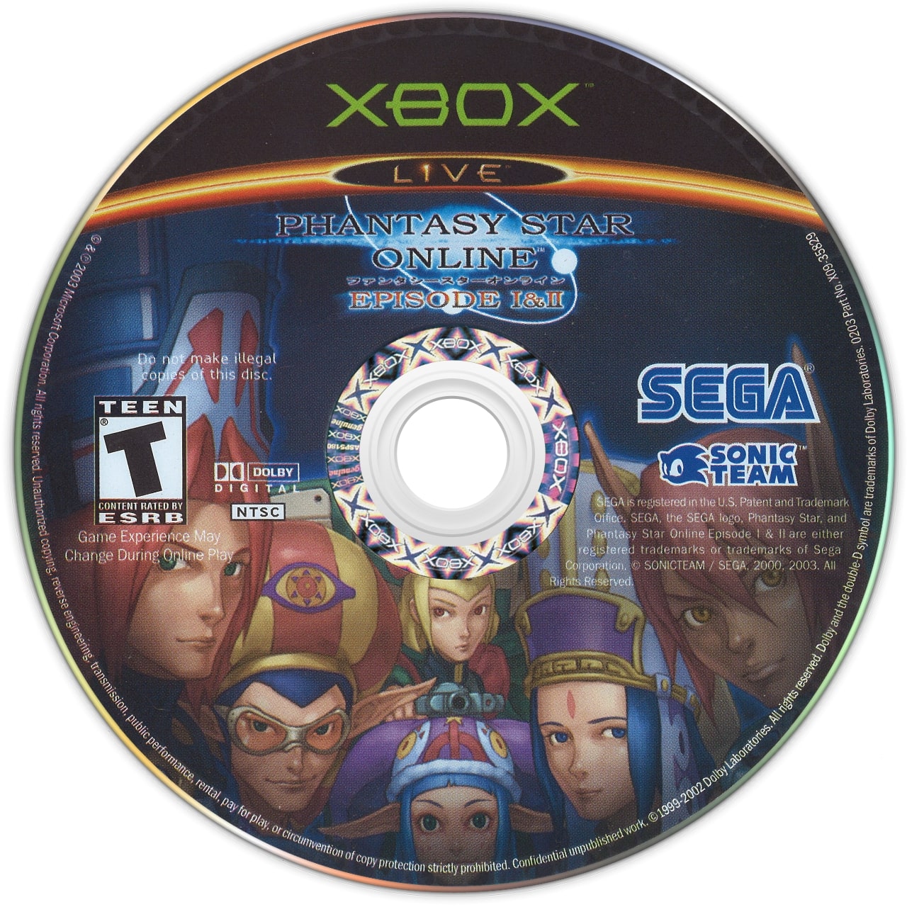 Phantasy Star Online Episode I & II Xbox - Video Game - Used - CaveGamers - Image 3