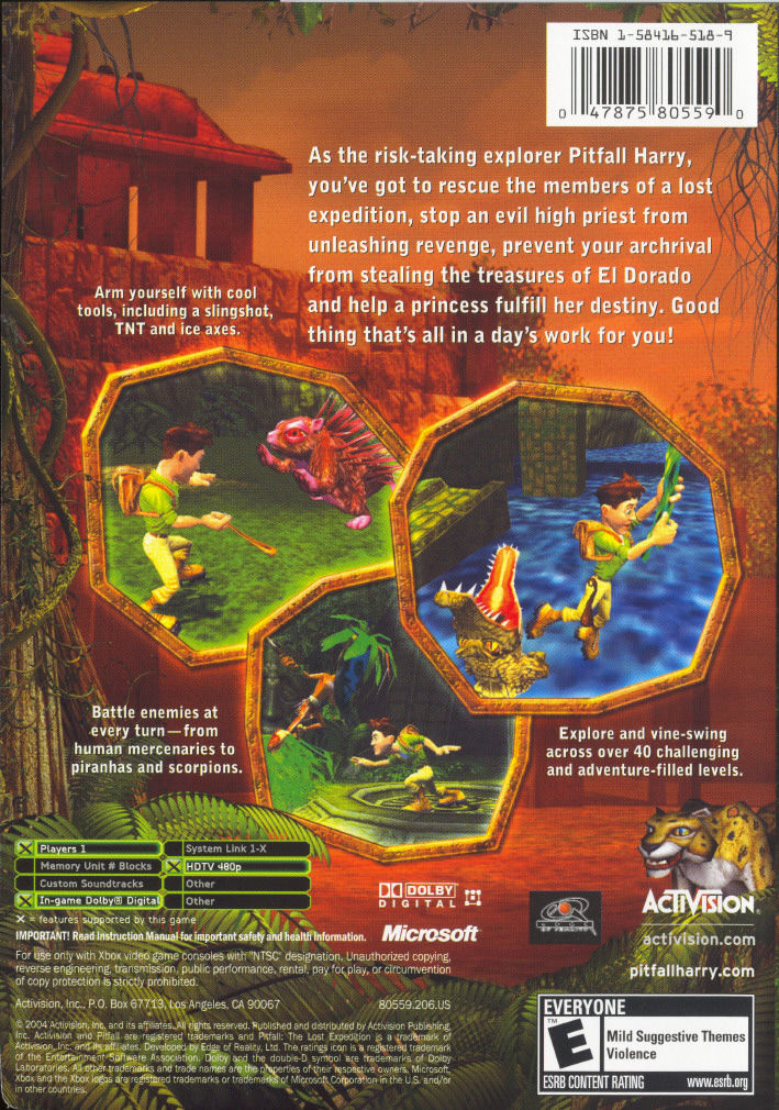 Pitfall The Lost Expedition