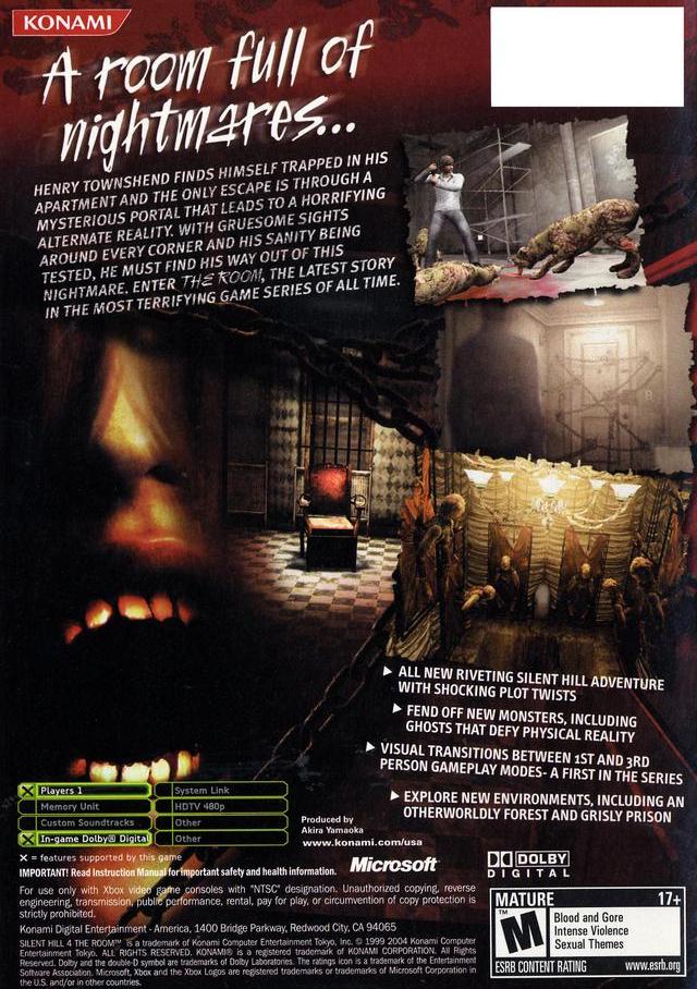 Silent Hill 4: The Room Xbox - Video Game - Used - CaveGamers - Image 2