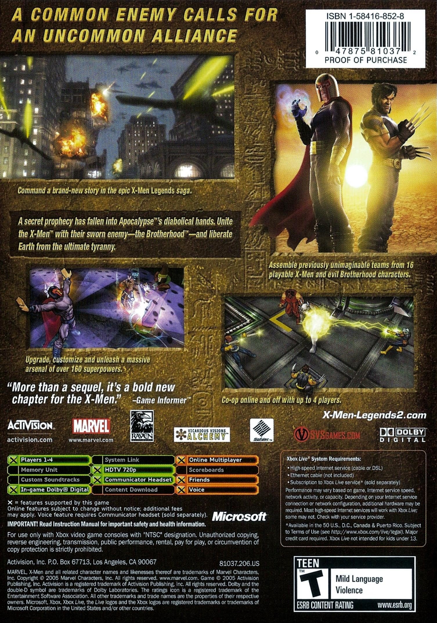 X-men Legends 2