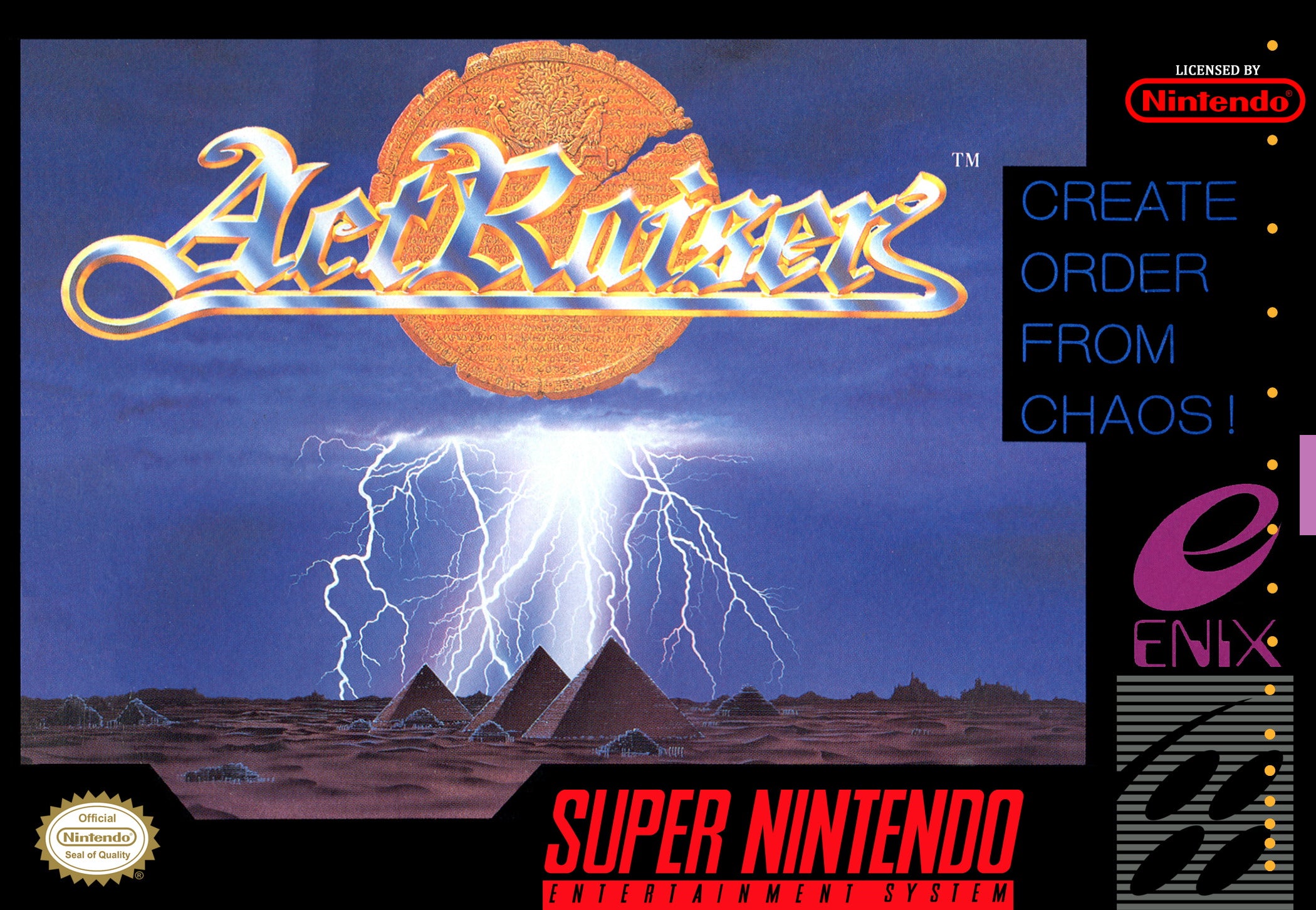 ActRaiser SNES - Video Game - Used - CaveGamers