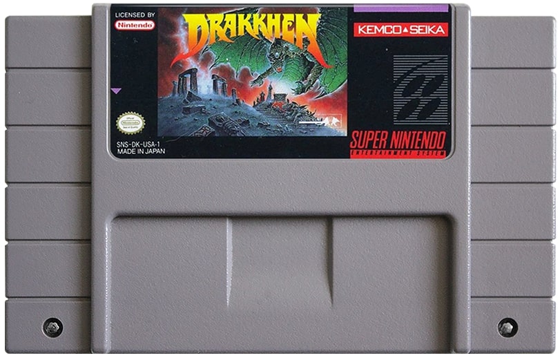 Drakkhen SNES - Video Game - Used - CaveGamers - Image 3